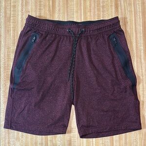 American Eagle Outfitters Red Athletic Shorts Lightweight Fit